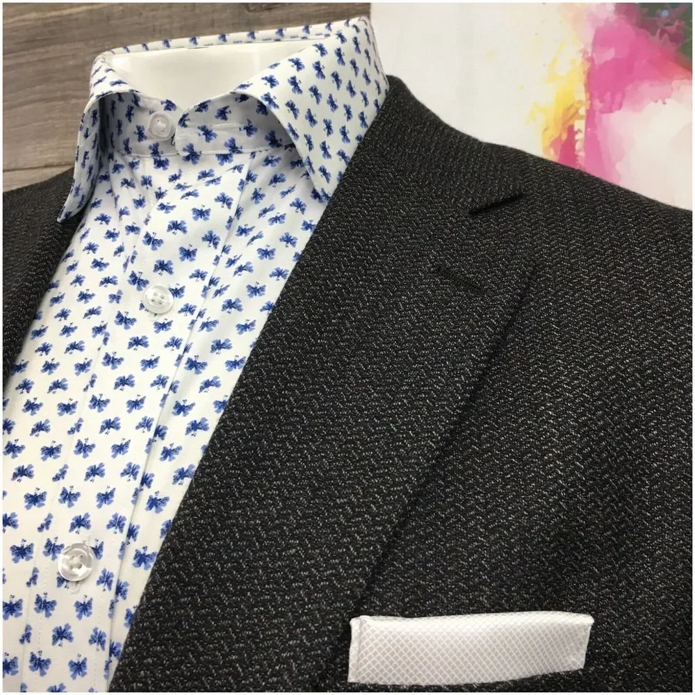 IBIZA Mens Blazer Sport‎ Coat Casual Jacket Size 42R Two Button Cotton Suit